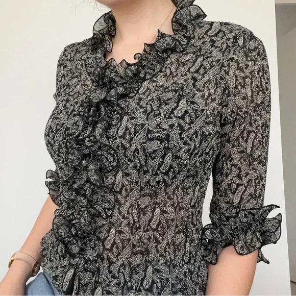 Exclusive Bee Australia Vintage Blouse Size 10 - Picture 2 of 7